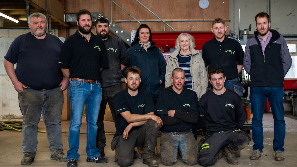 Some of the team at Northern Turbine Services