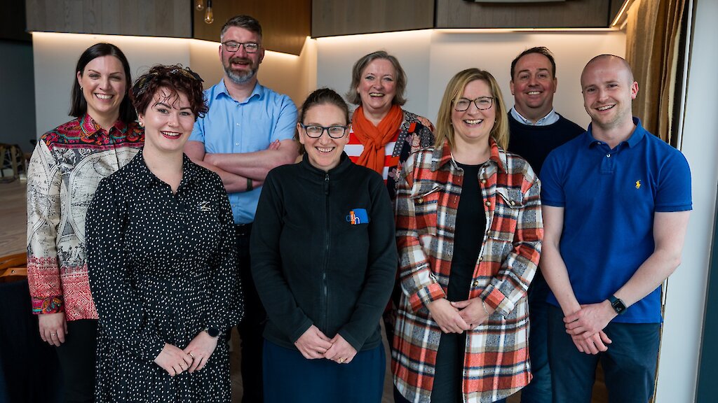 Some of businesses on our 8-month business development programme, The Flywheel Collective. Sessions like this will be a key point of connection for local businesses within Number 42.